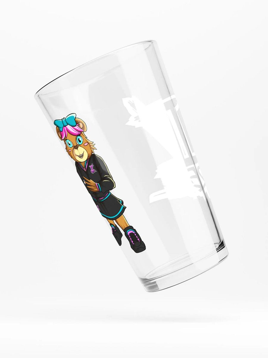 Standing Girl Bear Pint Glass product image (5)