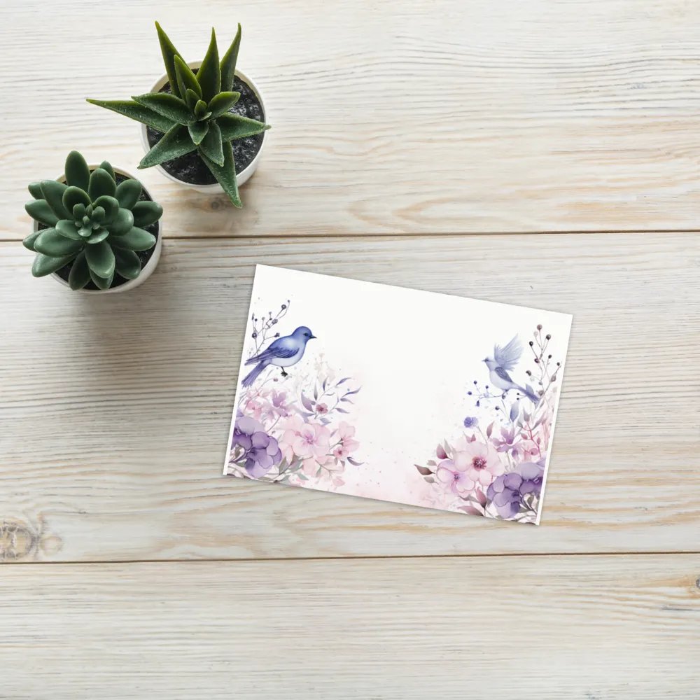 All-Occasion Greeting Card: Watercolor Birds and Florals product image (7)