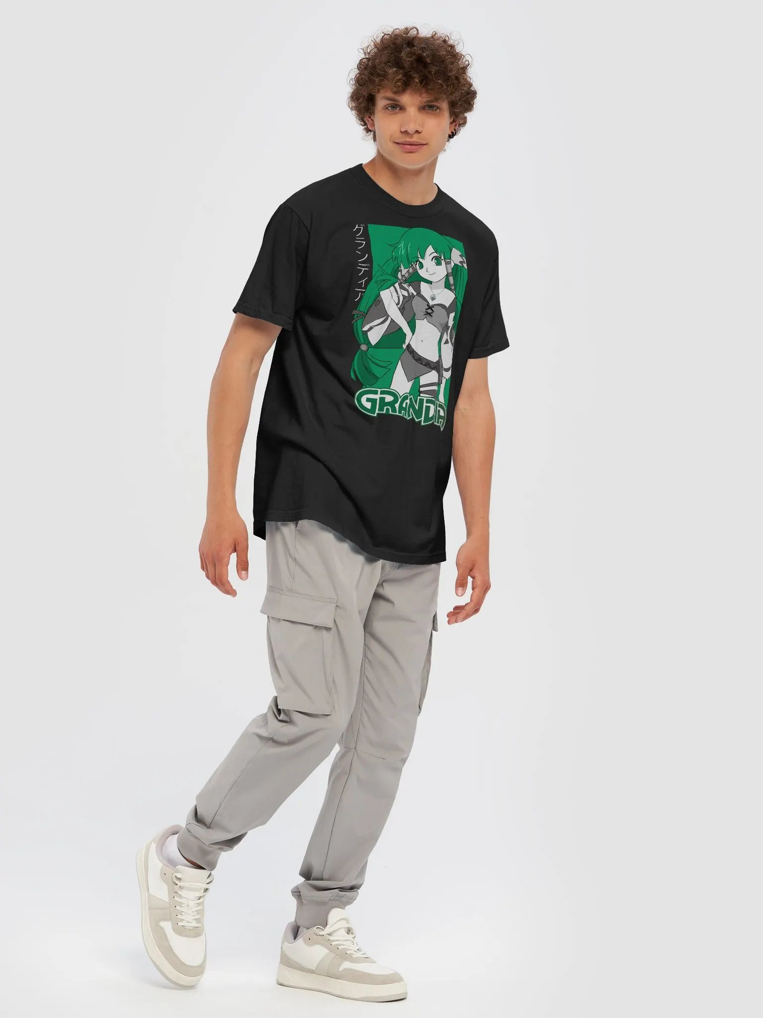 Feena (2-Tone) Heavyweight T-Shirt (Black) product image (5)