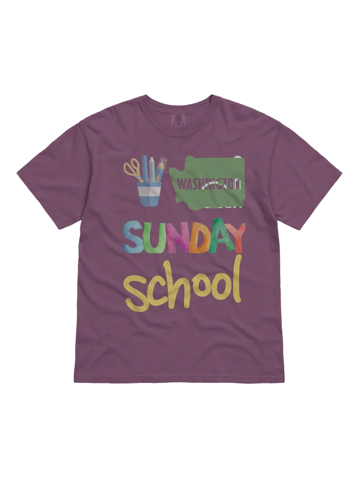 WASHINGTON Sunday School Comfort Colors Tee product image (1)