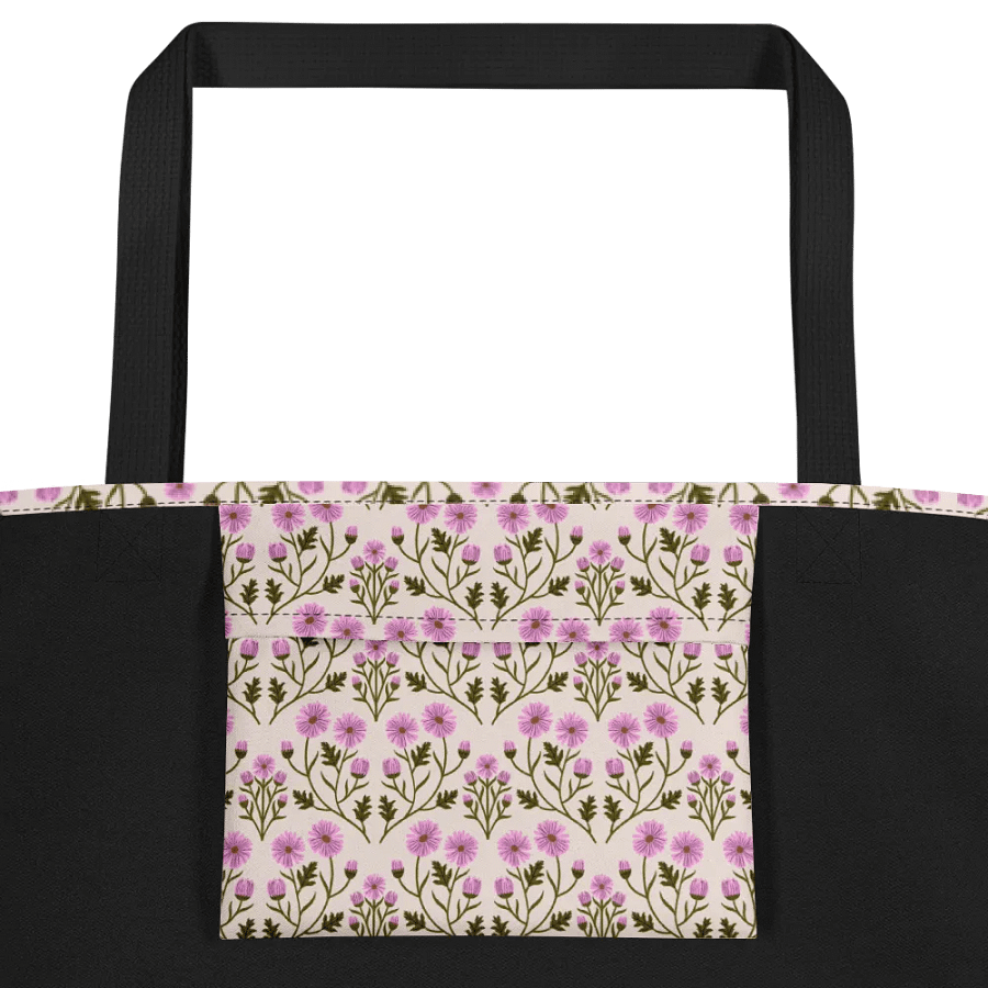 Harmony of Mums - Pink and Forest Green - Tote Bag product image (5)