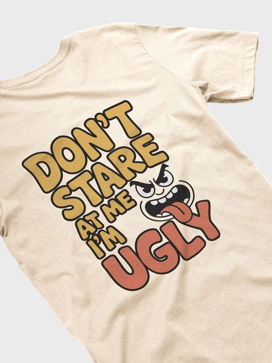 Don't Stare at Me - Back Print T-Shirt – Quirky Graphic Design product image (3)