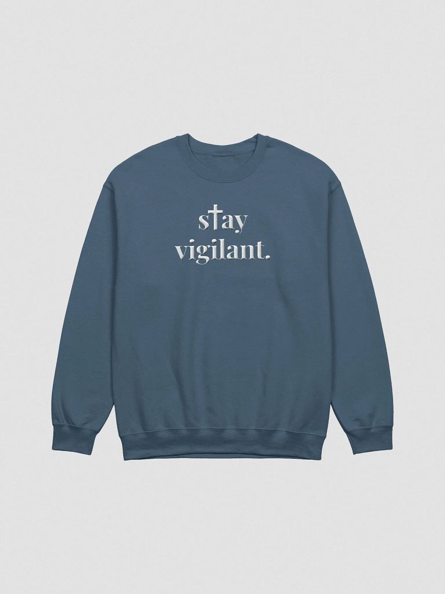 Stay Vigilant Unisex Embroidered Crewneck product image (3)