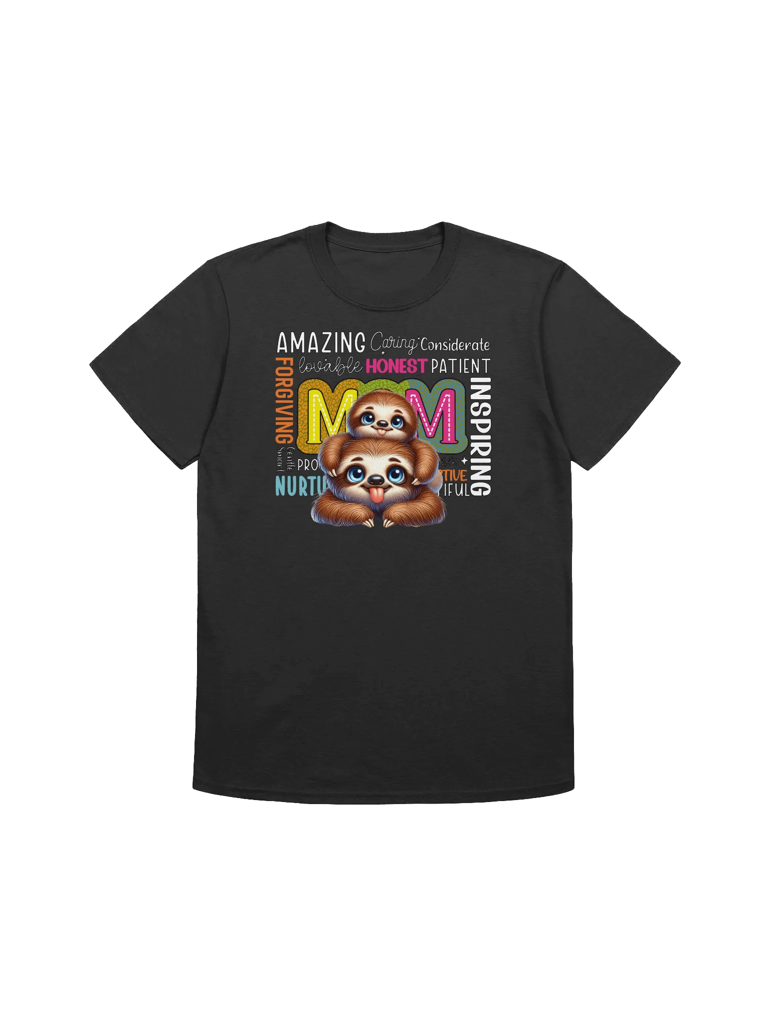 Cute Sloth Mom - Heartwarming Mother's Day T-Shirt product image (7)