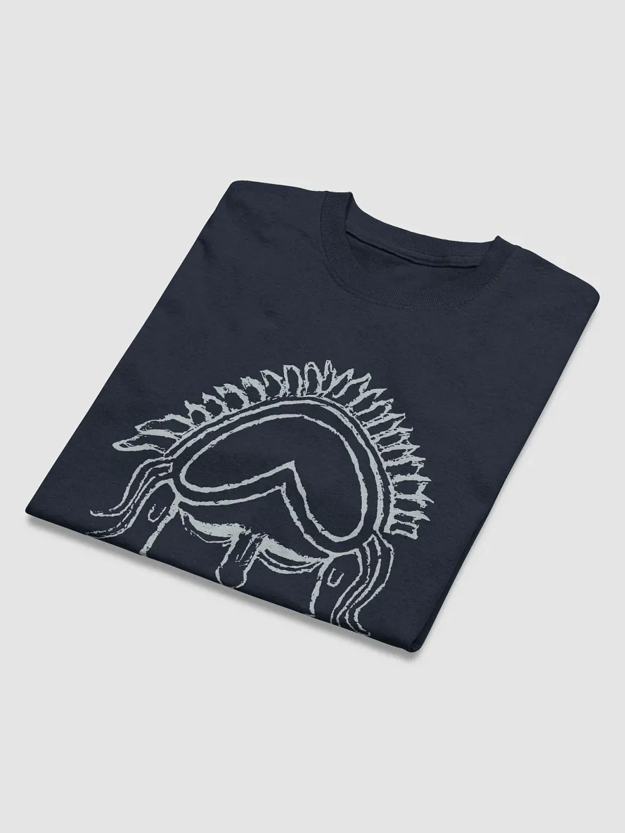 Сorinthian Helmet Ancient Greek Art 4th century BC, Navy T-Shirt product image (7)