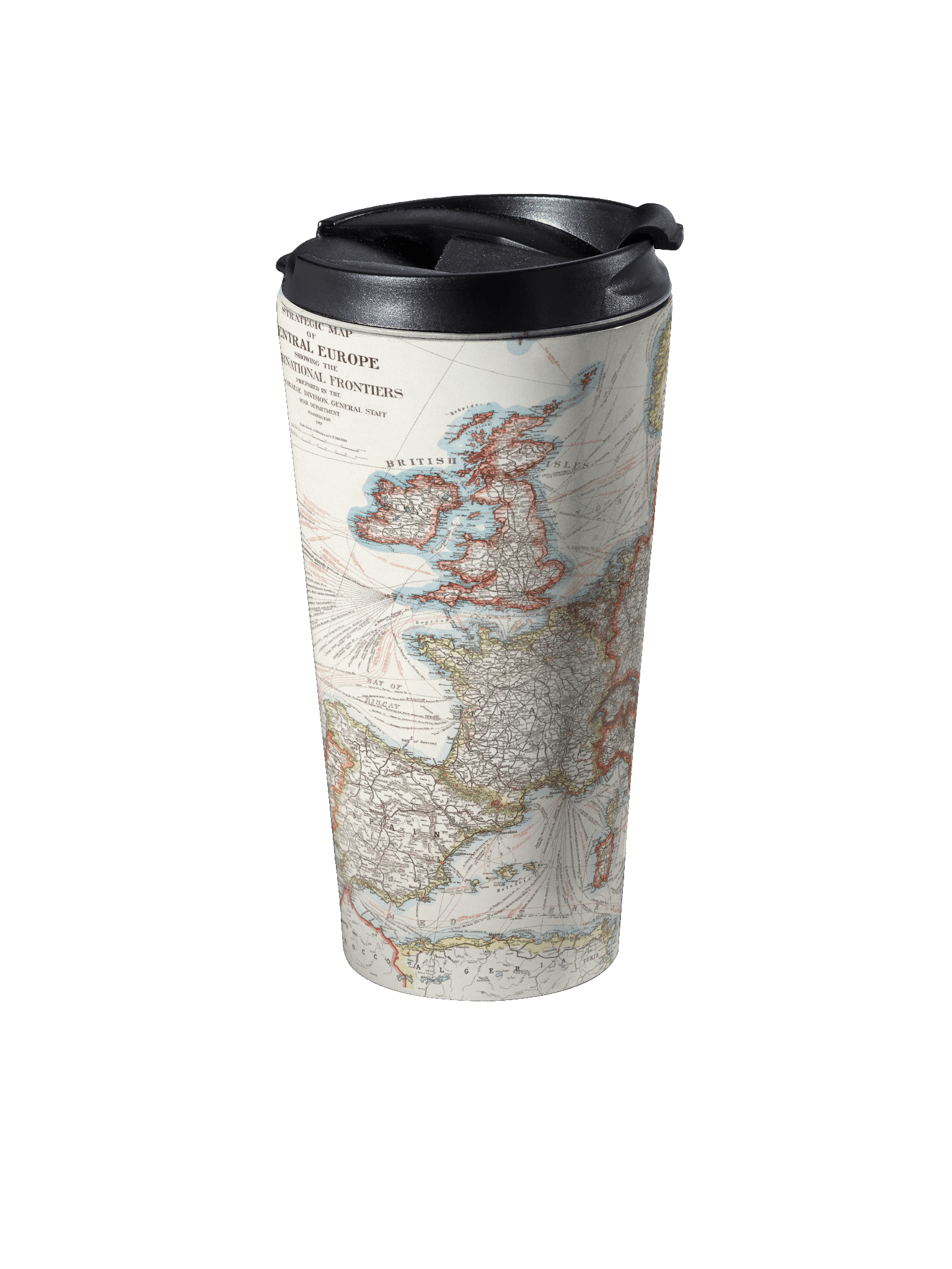 Vintage Map. Stainless Travel Mug product image (2)