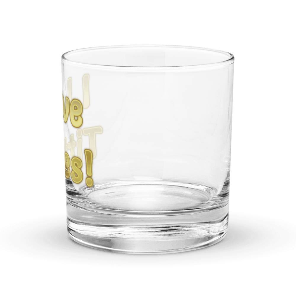 I Love Titties Rocks Glass product image (3)