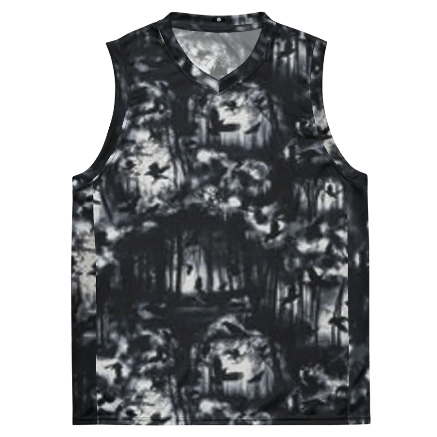 Dark forest Basketball Jersey product image (1)