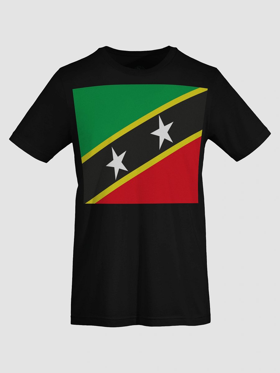 Exclusive Saint Kitts and Nevis Flag T-Shirt – Unisex Supersoft Comfort | TDS Music product image (68)