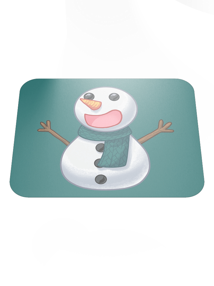 Happy Snowman Mouse Pad product image (1)