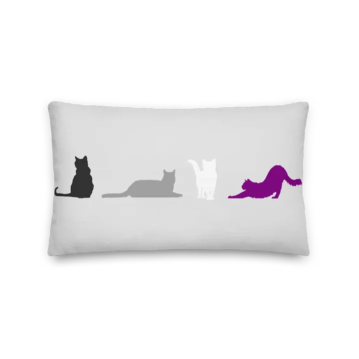 Asexual Pride Kitty Pillow product image (5)