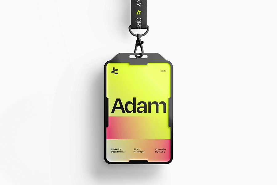ID Card Lanyard Mockup product image (1)