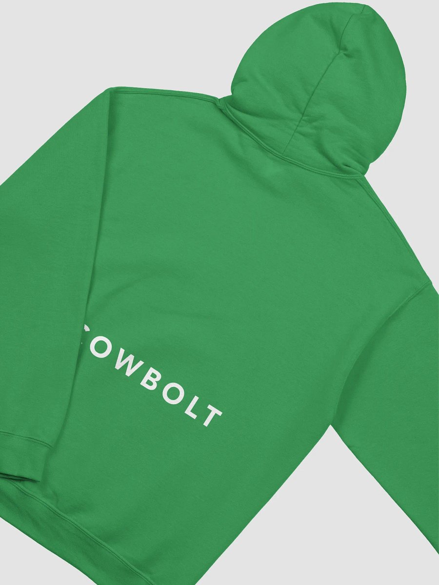 Cowbolt, Green Hoodie with Print product image (2)