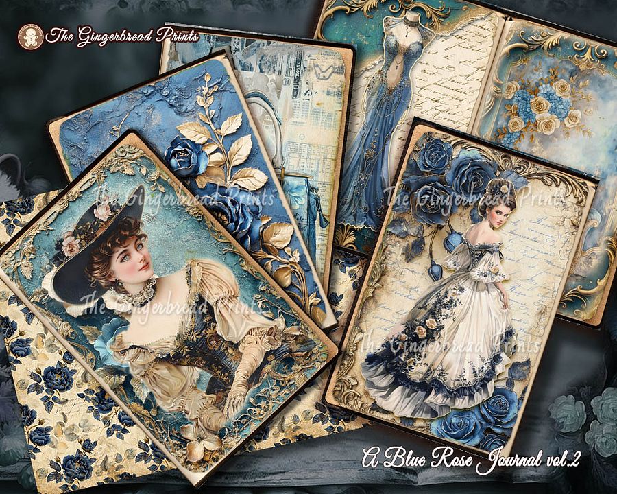 A Blue Rose Journal Vol.2 3-in-one Jumbo Collection Digital Kit product image (8)
