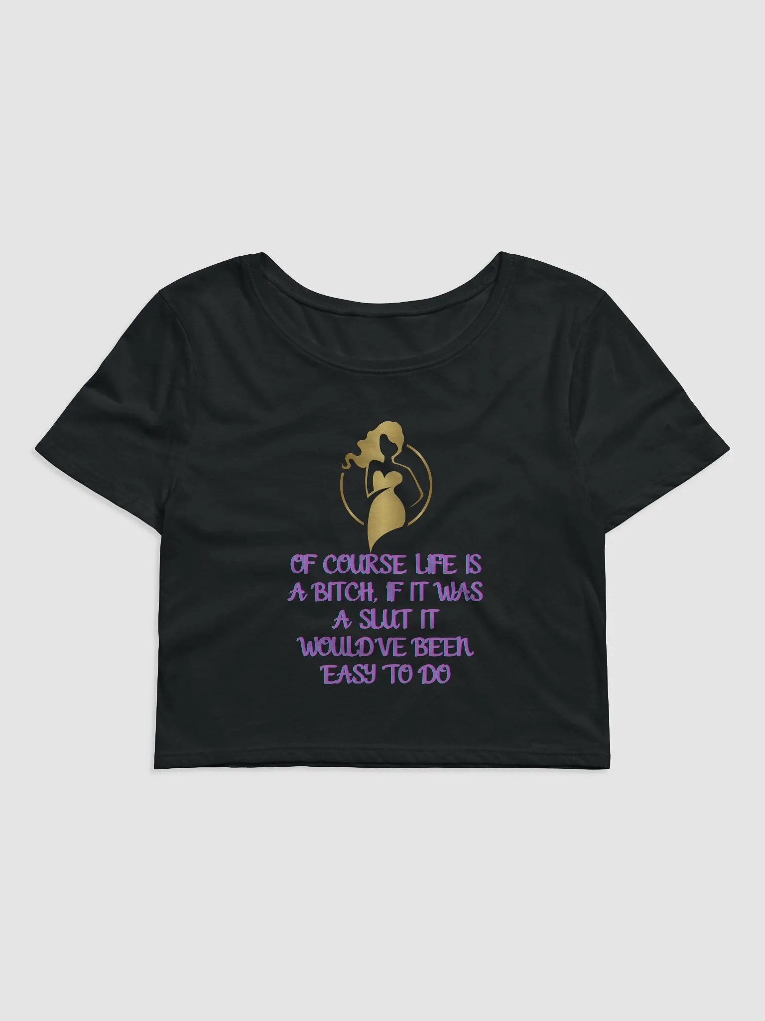 Golden Silhouette Women's Crop Tee product image (1)