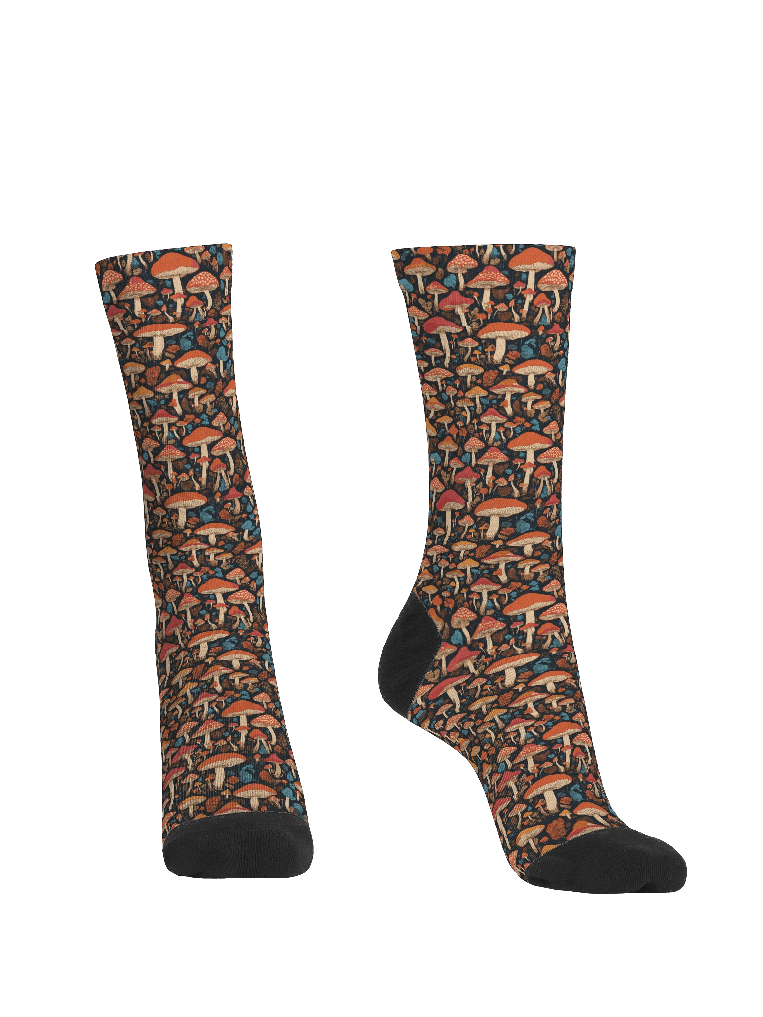 Fantastical Mushrooms EcoArt Crew: Premium Sustainable Socks product image (2)