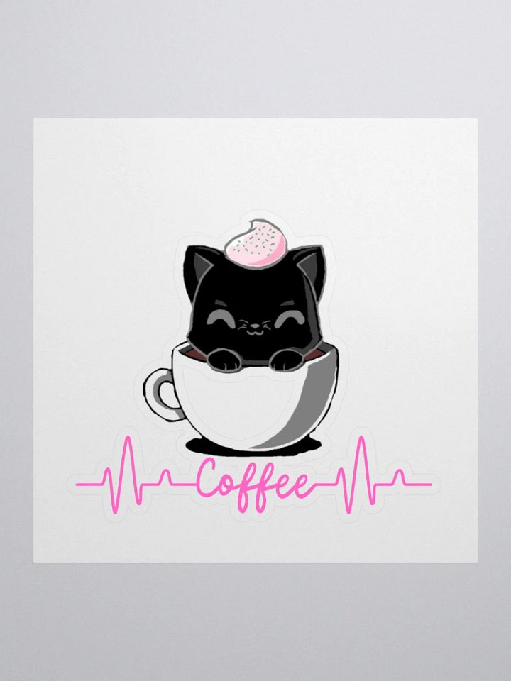 Coffee Cat Sticker product image (1)