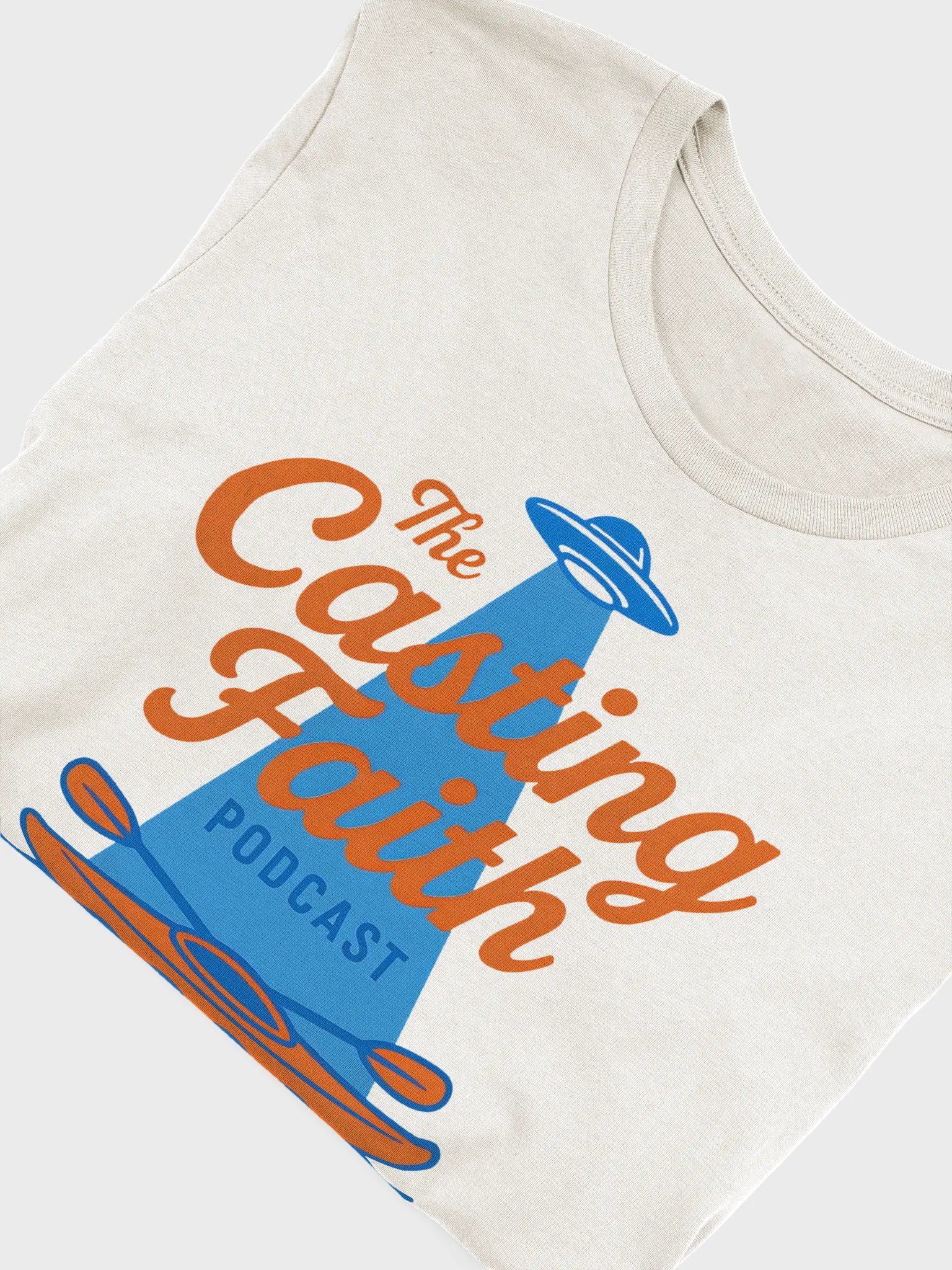🛸 Strange Waters Tee – Funny Faith Shirt The Casting Faith Podast product image (5)