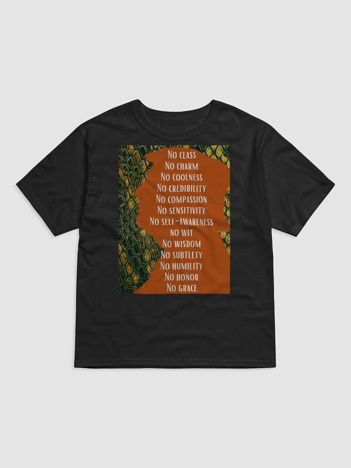No Class, No Charm, No Coolness Donald Trump Silouhette T-Shirt product image (1)