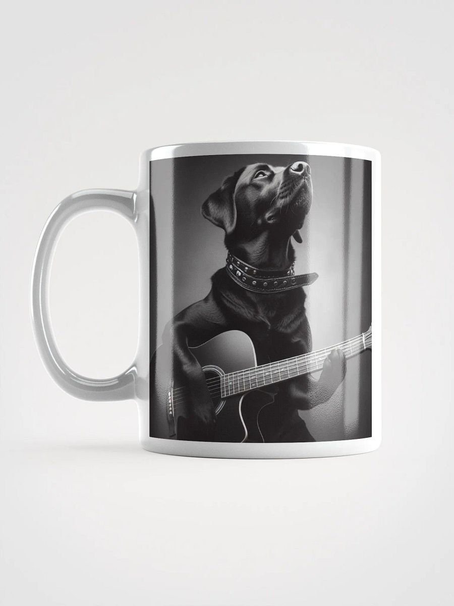 "Guitar Playing Labrador" #Stylish Glossy White Mug product image (6)