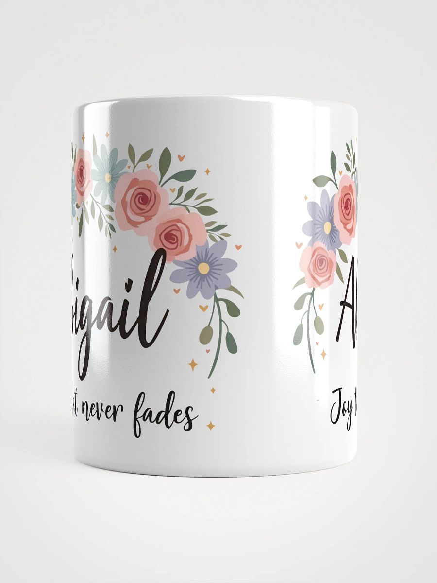 Abigail Mug: Celebrate Joy That Never Fades with Personalized Elegance product image (5)