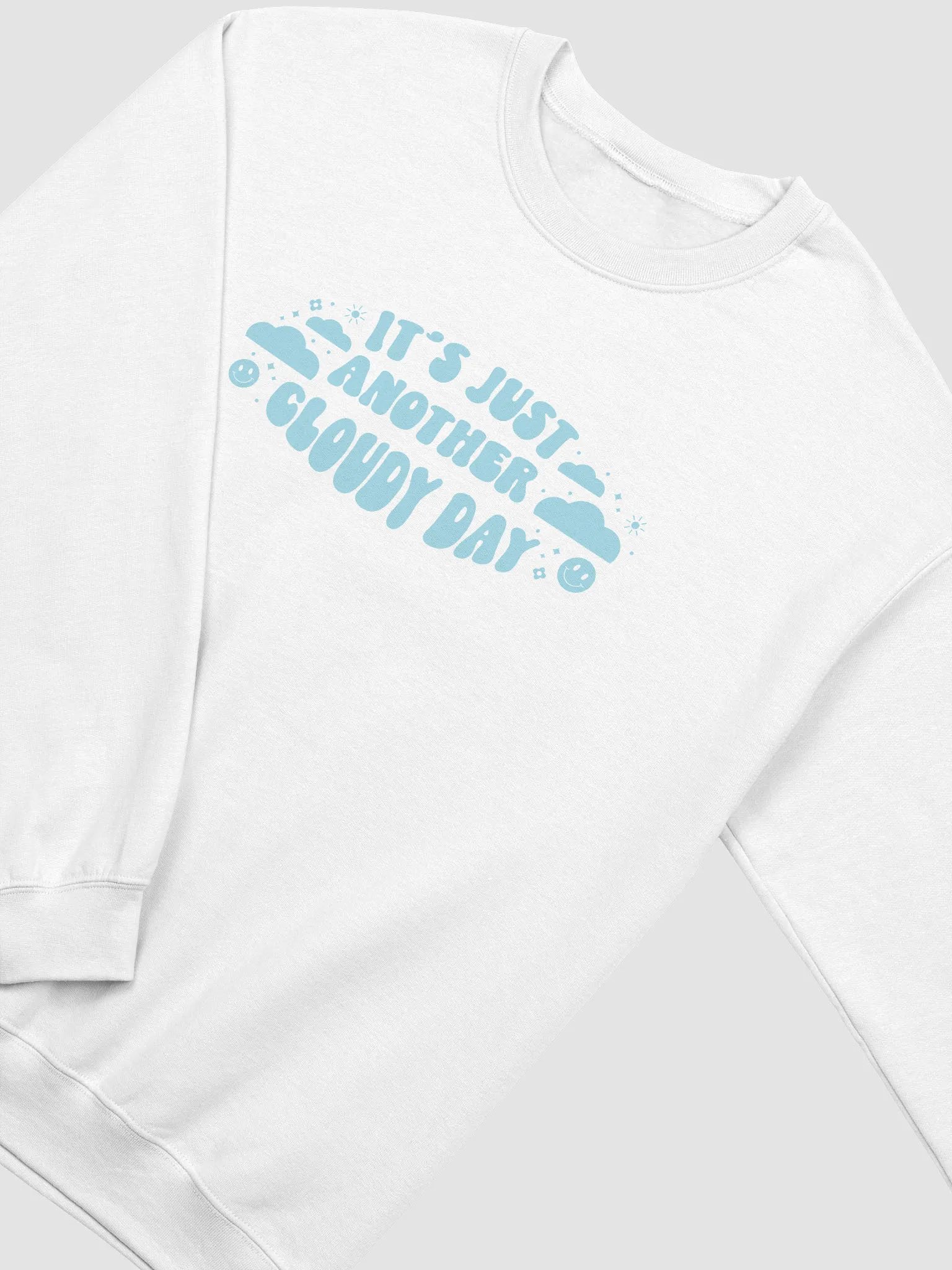 Cloudy Day Sweatshirt (White) product image (2)
