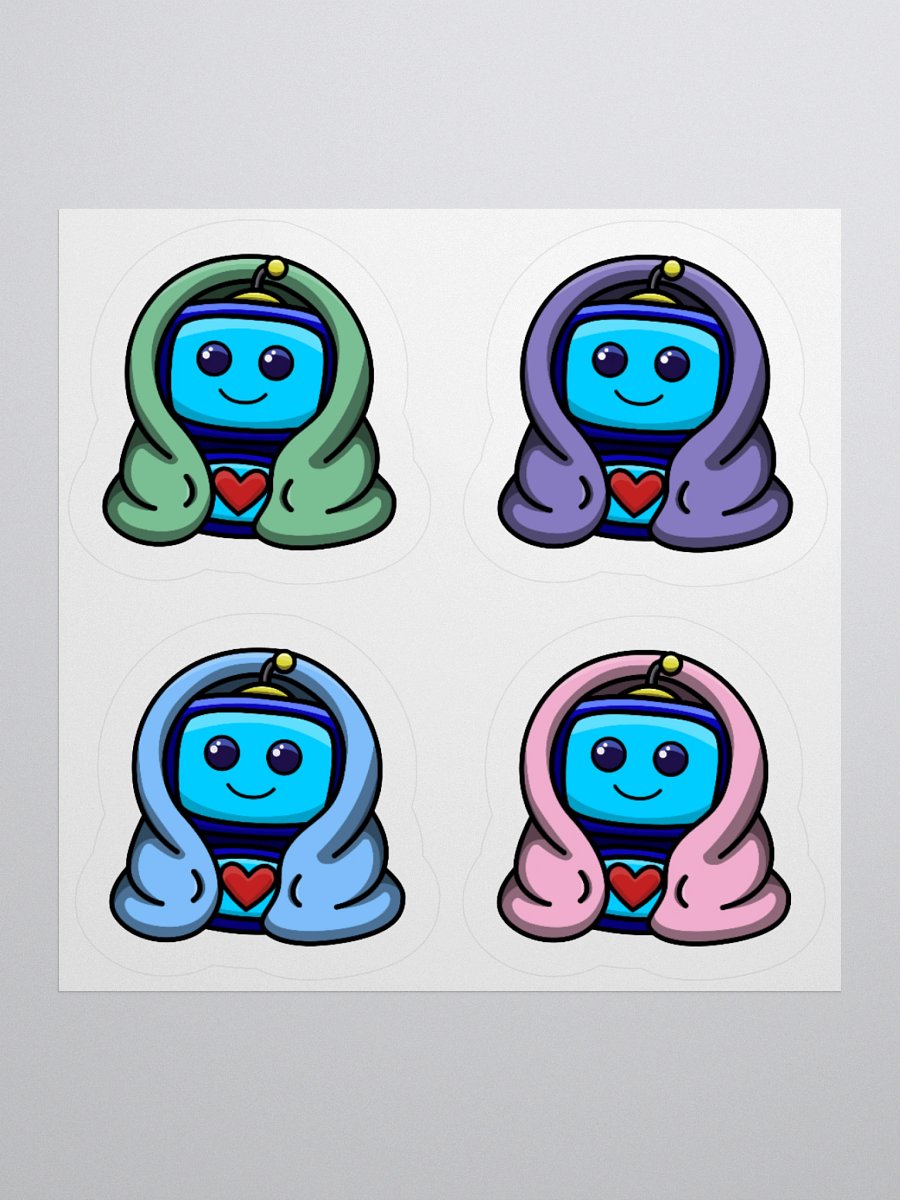 KuluCozy Quad Color Sticker Sheet product image (1)