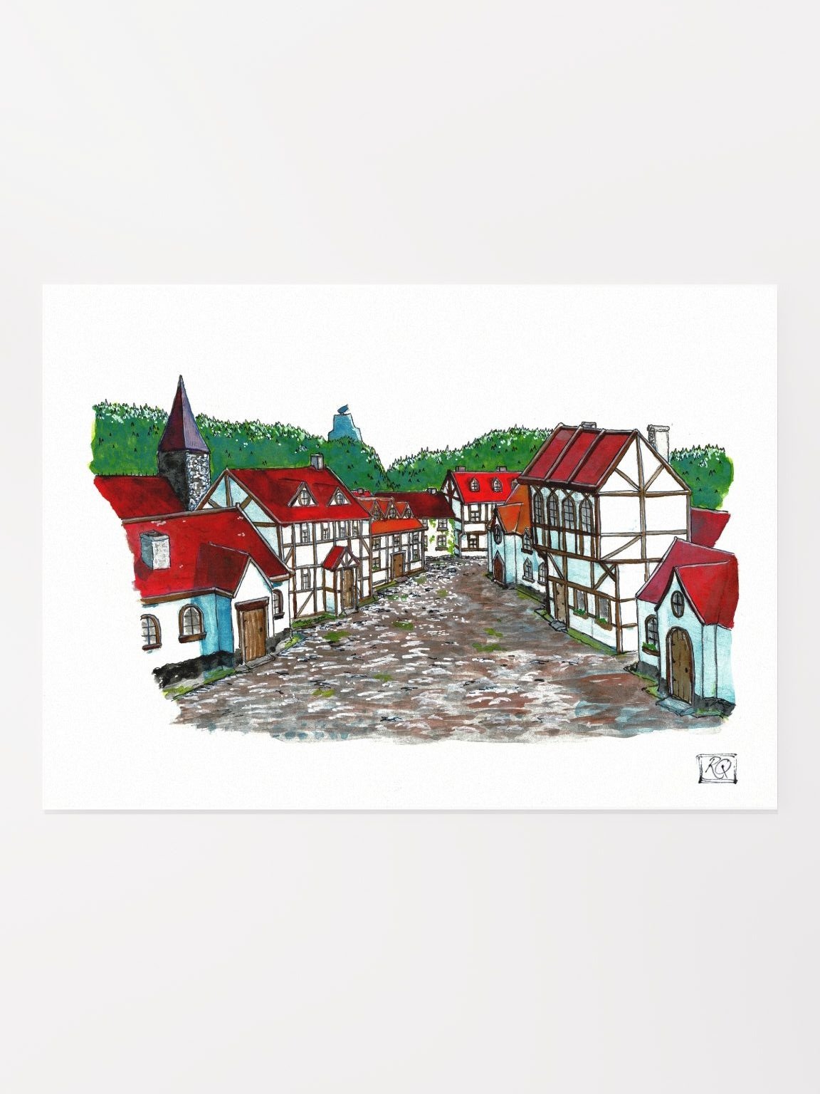 "The Streets of Lodban" | Printed Artwork product image (1)
