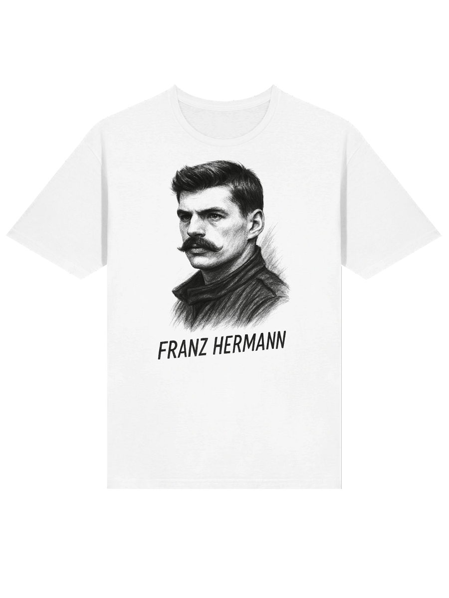 Vintage Franz Hermann Monochrome Portrait T-Shirt product image (3)