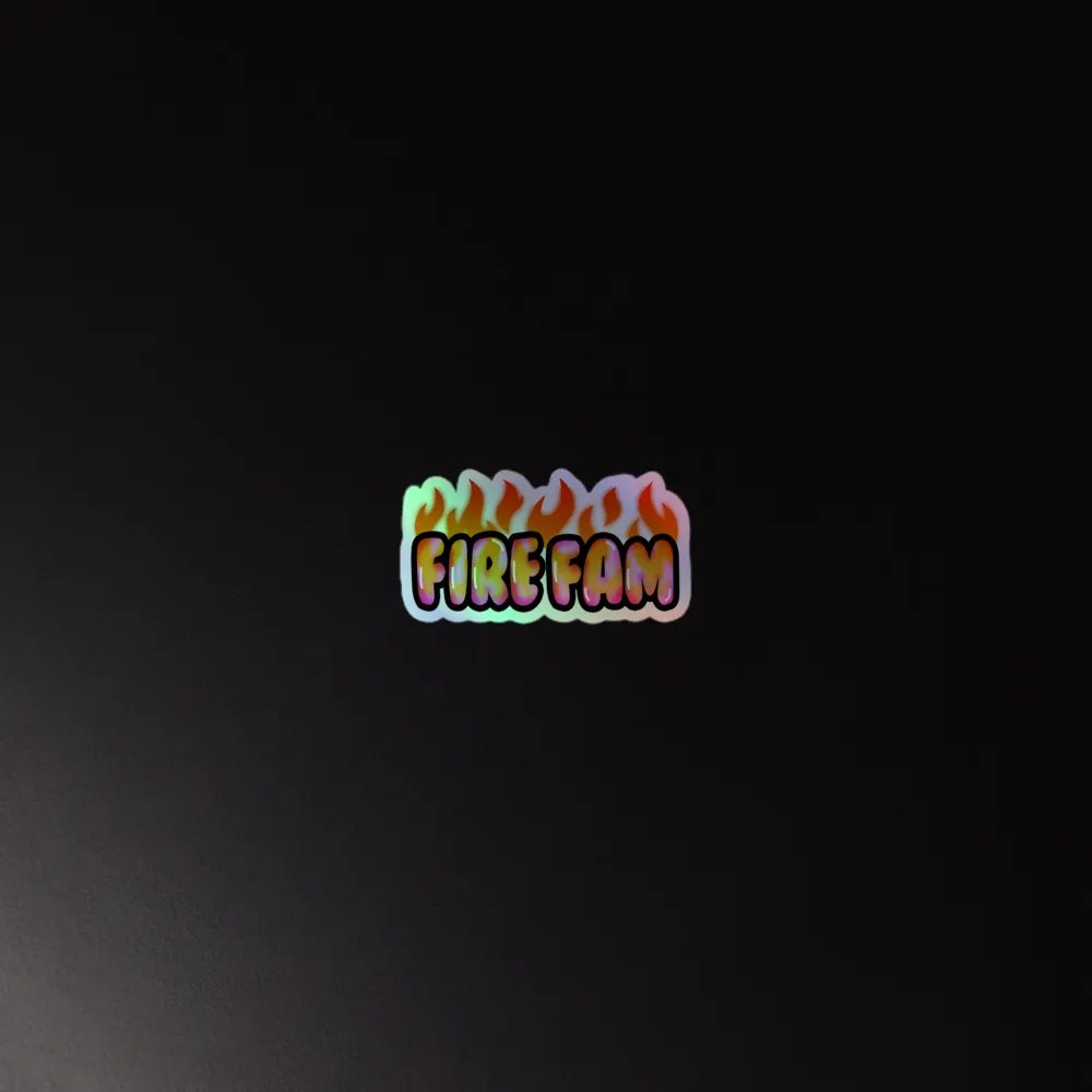 Fire Fam Holo Sticker product image (4)