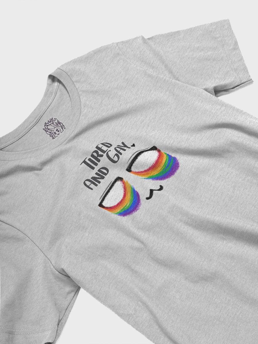 Tired and Gay - Pride Flag Classic Fit TShirt product image (20)