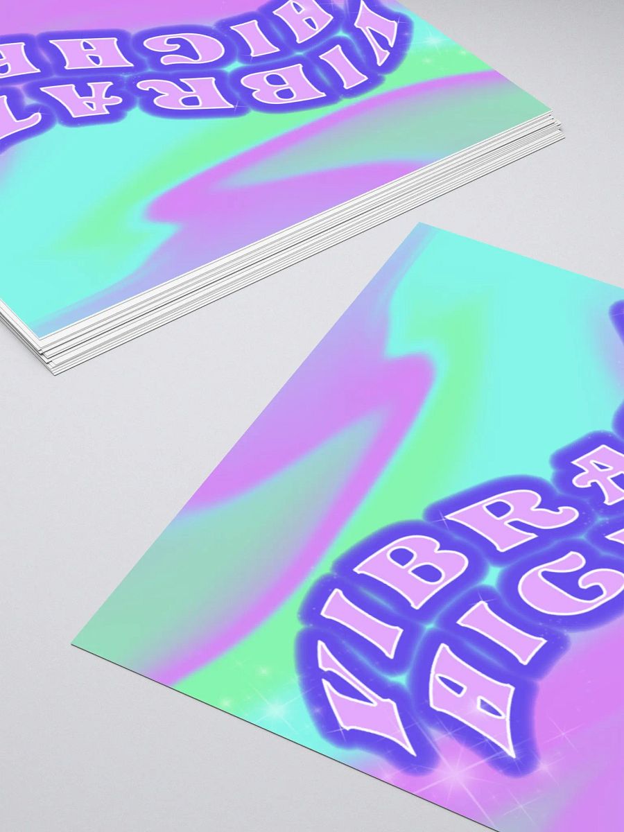 Vibrate Higher Spiritual Affirmation Sticker product image (4)