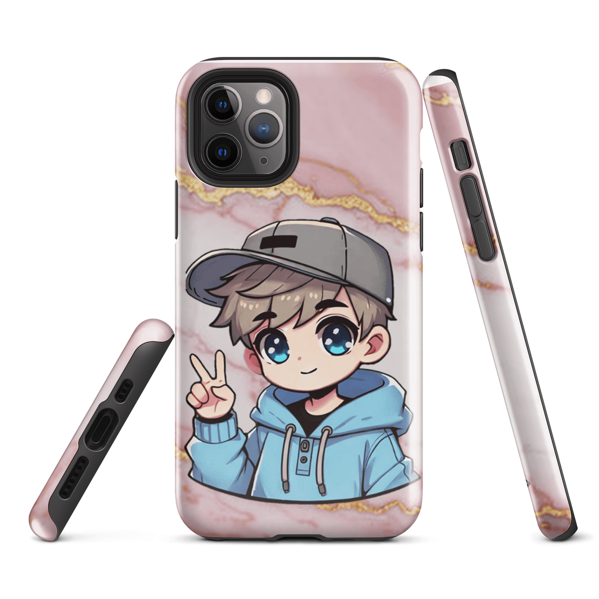 ChibiCrispy Pink iPhone Case product image (1)