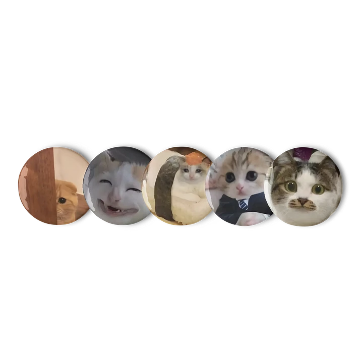 Set of Pin Buttons: Meme Cats 41 product image (3)