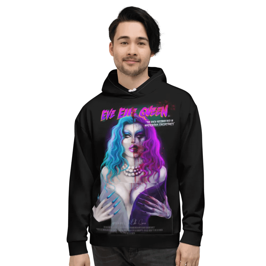Eve Elle Movie Poster All Over Hoodie - Black product image (5)