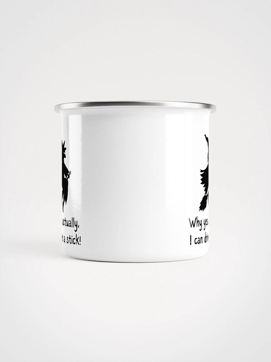 Halloween Enamel Mug, With, Broomstick, Driving product image (2)