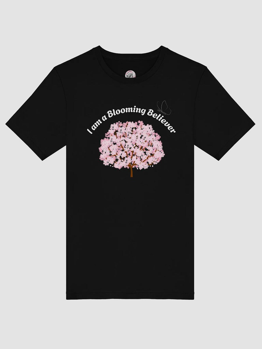 I am a Blooming Believer T-Shirt (Black/White) product image (5)