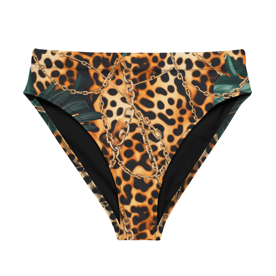 Safari Luxe Leopard & Palm High Waisted Bottoms product image (1)