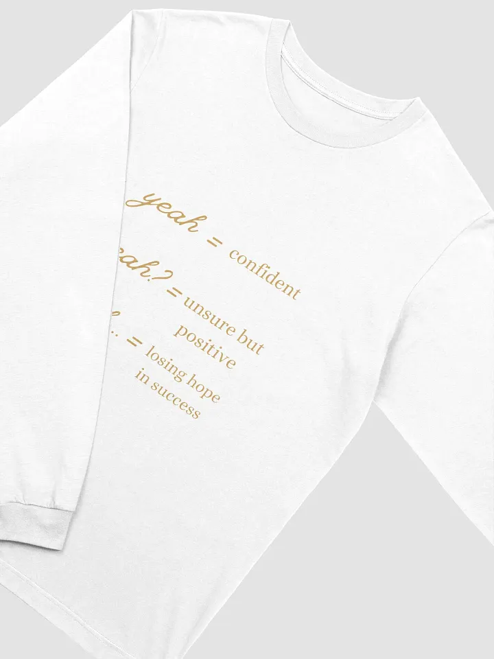 Gamers Guide To Success Not All 'yeah's Are Positive Funny Humor Gamer Super Soft Long Sleeve T-Shirt product image (2)