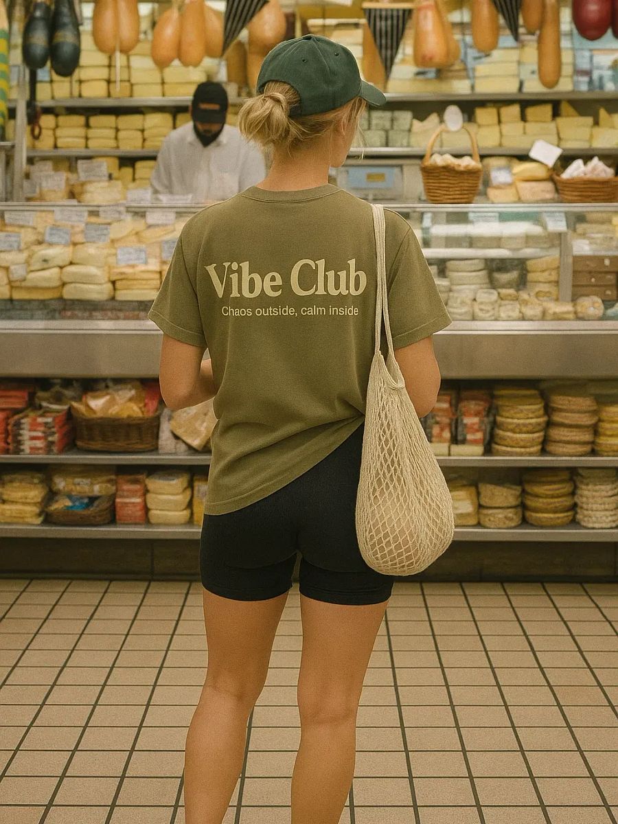Vibe Club (T-shirt - Sand) product image (1)
