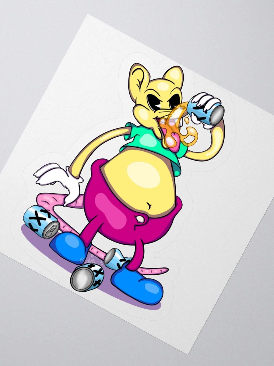 Drunk Rat Sticker product image (6)