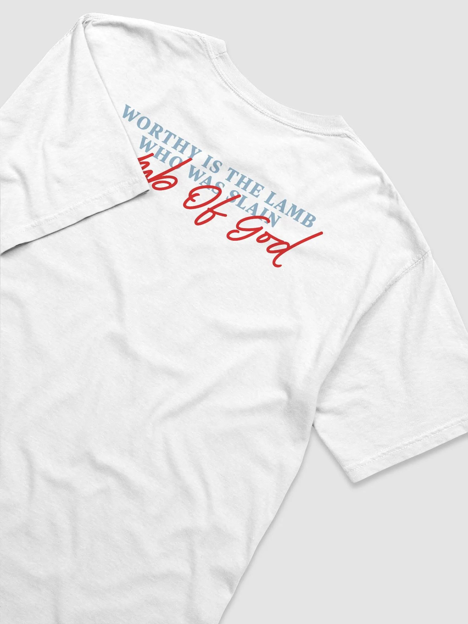 'Lamb of God' white combo tshirt product image (3)