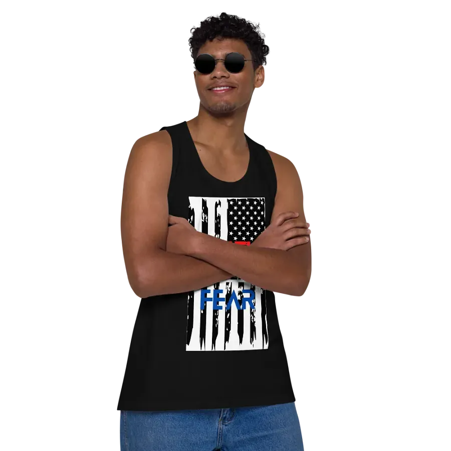 Faith Over Fear Patriotic Tank Top product image (7)
