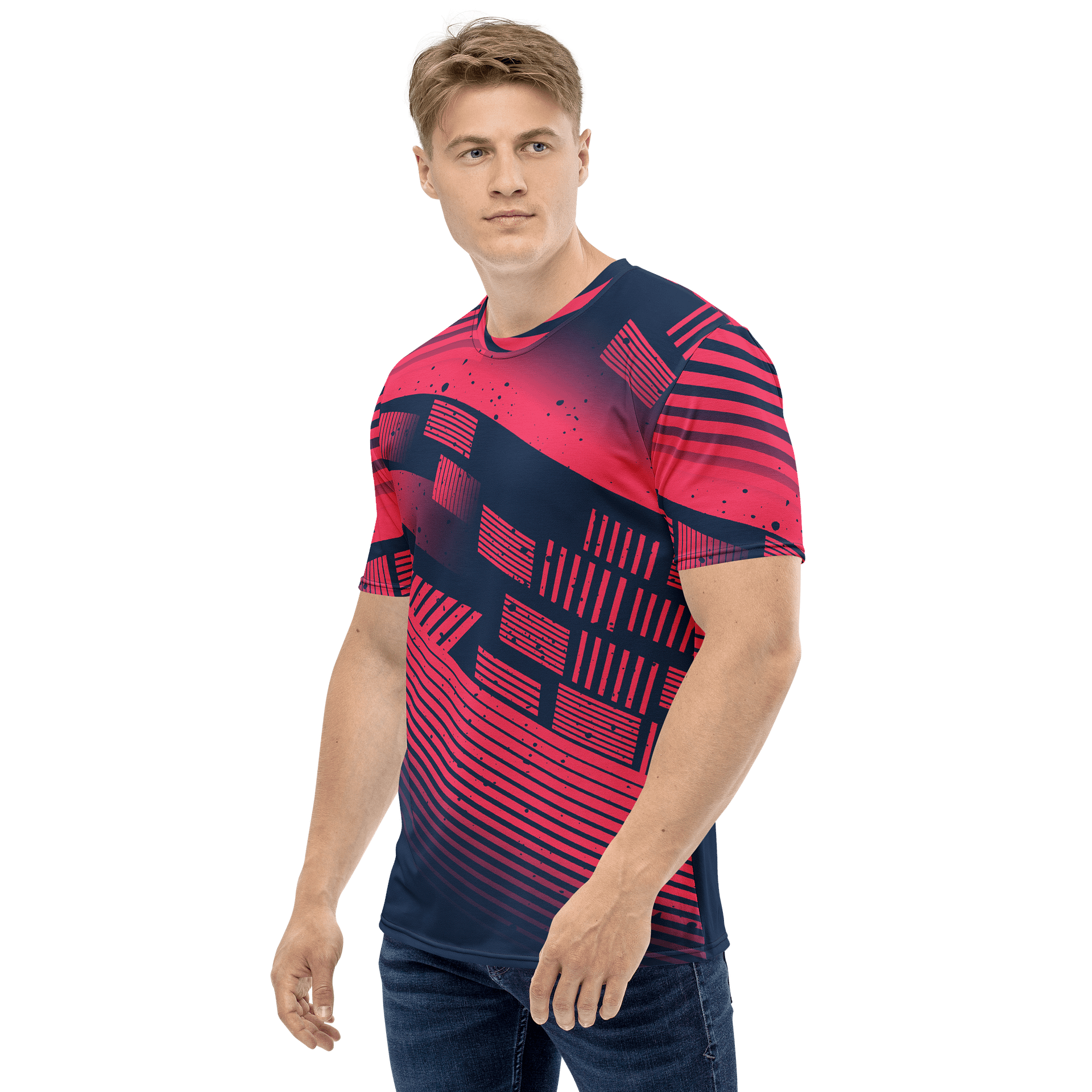 Red Stripes | Crew Neck T-Shirt product image (6)