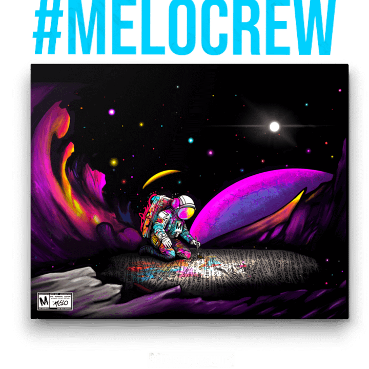 #MELOtober 2023 Personalized MELO CREW Founders - Metal Print | #MadeByMELO product image (2)