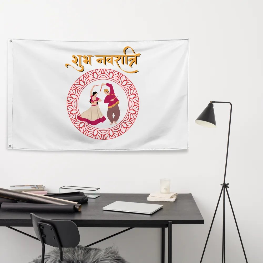 Navratri Flag/Banner - Enjoy your Festival with family product image (9)