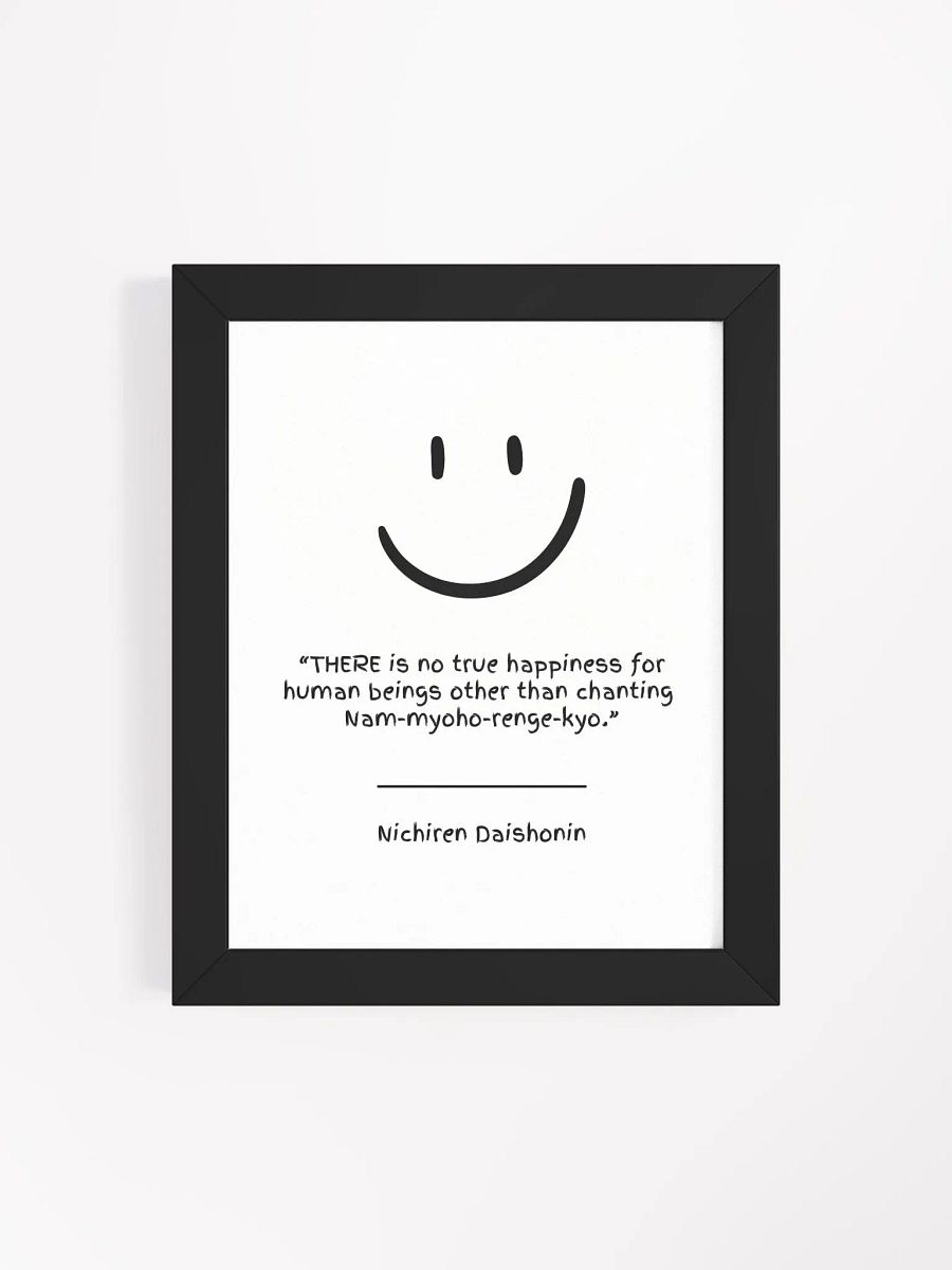 Nichiren Daishonin Quote on Happiness product image (4)