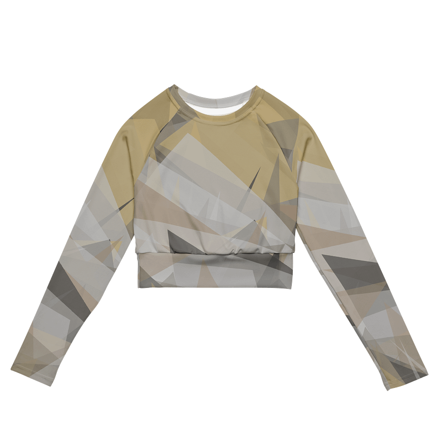 Fragmented Geometry Recycled Crop Top product image (3)