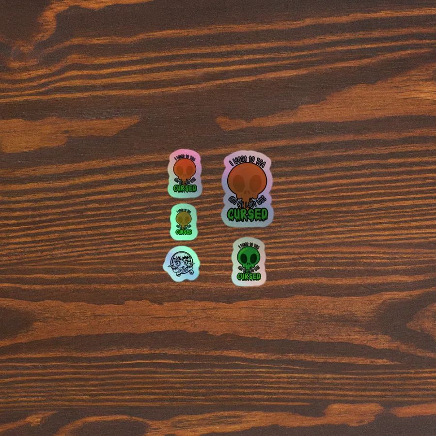 All I Got Was Cursed - Druid - Holo Sticker Sheet product image (3)