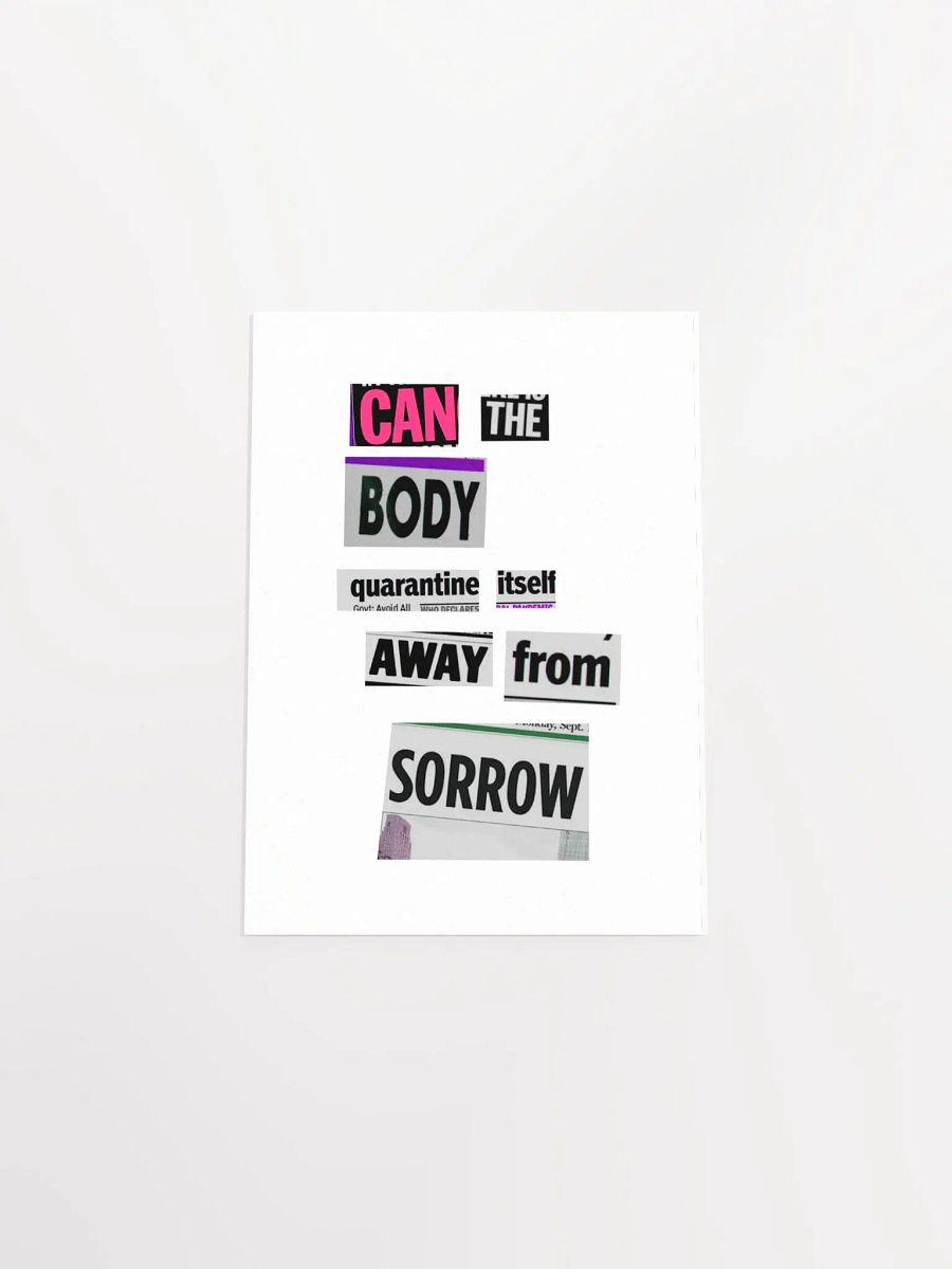Sorrow Art Print product image (13)